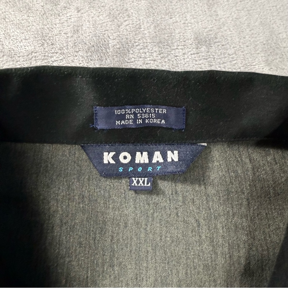 Vintage Koman Sport Y2K Double Dragon Tribal Oversized Men's Sz 2XL Button Up - Picture 5 of 9